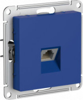 Розетка компьютерная RJ45 Cat. 5e, Аквамарин, AtlasDesign SE ATN001183