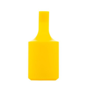 Ретро патрон силиконовый Е27, желтый, SIL-YELLOW-LAMPHOLDER Euro-Lamp