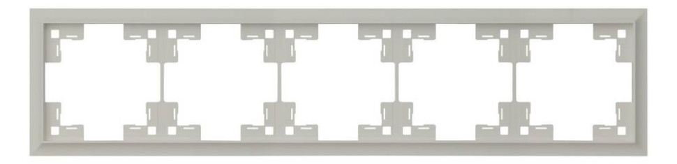 Рамка 5 местная, Лен, Classic Rikett 35950 LN Рамка 5 местная, Лен, Classic Rikett 35950 LN