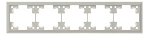 Рамка 5 местная, Лен, Classic Rikett 35950 LN Рамка 5 местная, Лен, Classic Rikett 35950 LN