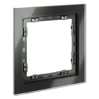 Рамка 1 местная, стекло, Титан, Voltum S70 VLS110106