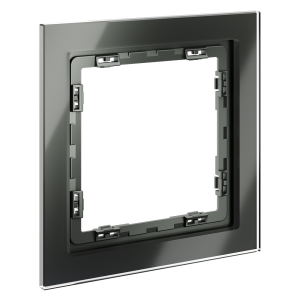 Рамка 1 местная, стекло, Титан, Voltum S70 VLS110106