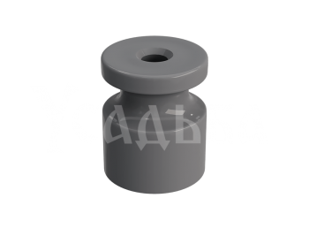 Кабельный изолятор пластик, Серый, ТМ МезонинЪ Усадьба GE30025-07