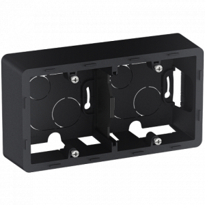 Коробка накладного монтажа 2 местная, антрацит,  INSPIRIA Legrand 673993