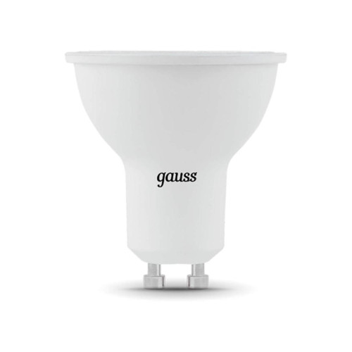 Лампа светодиодная Gauss GU10 5W 4100K матовая 101506205