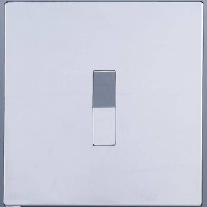 Выключатель кнопочный 1 кл. перекрест. (внутренний монт.), Хром, Toledo Salvador SJAN77EC17