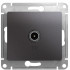Розетка телевизионная TV, Графит, Glossa SE GSL001391