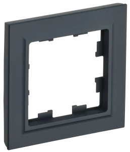 Рамка 1 местная, Графит, Brite IEK BR-M12-K53
