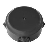Распаечная коробка пластик D95x45, Черный, Bylectrica КМ-449