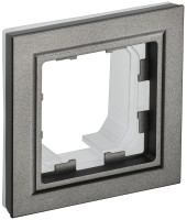 Рамка 1 местная влагозащищенная IP44, Бронза, Brite IEK BR-M12-44-K45