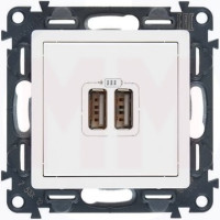Розетка USB для зарядки, белое, Valena Life Legrand 753412