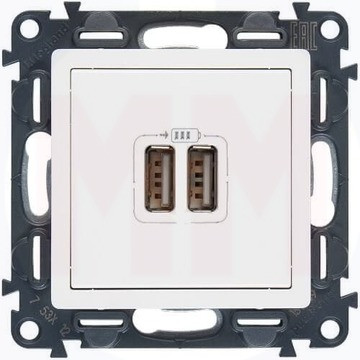 Розетка USB для зарядки, белое, Valena Life Legrand 753412 Розетка USB для зарядки, белое, Valena Life Legrand 753412