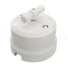 Выключатель фарфоровый 2 кл. (4 положения), белый, ТМ МезонинЪ  Аврора GE70403-01