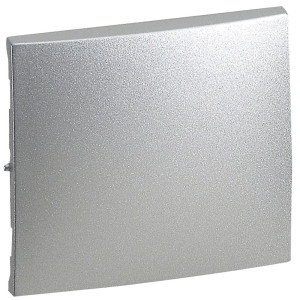 Лицевая панель выключателя 1 клав., алюминий, Valena Classic Legrand 770251