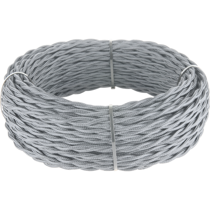 Ретро кабель витой 3x2,5 серый Werkel a041913 (W6453615)