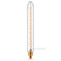 Ретро лампа накаливания T38-300 F5 60Вт Е27, прозрачная Sun Lumen 053-679