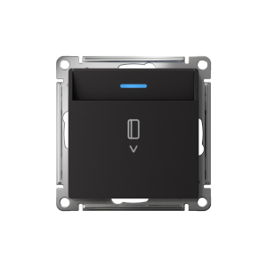 Выключатель карточный для гостиниц с подсветкой, Карбон, AtlasDesign SE ATN001014