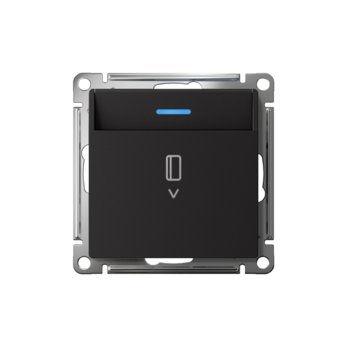 Выключатель карточный для гостиниц с подсветкой, Карбон, AtlasDesign SE ATN001014