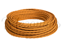Ретро кабель витой 2x0,75 Медь, ТМ МезонинЪ GE70140-33 (1 метр)