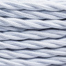 Ретро кабель витой 3x1,5 Белый/Глянцевый, Bironi B1-434-071 (1 метр)