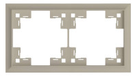 Рамка 2 местная, Латте, Classic Rikett 35920 LT
