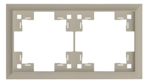 Рамка 2 местная, Латте, Classic Rikett 35920 LT