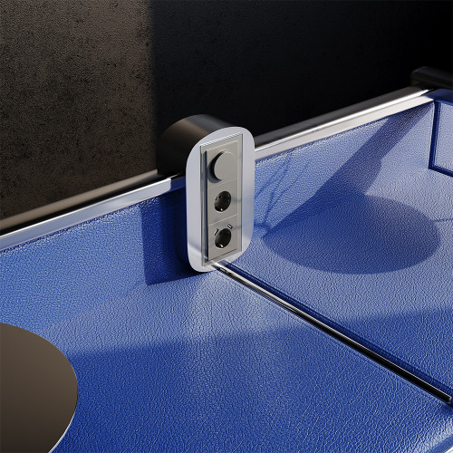 Рамка 3 местная, стекло, Титан, Voltum S70 VLS110306