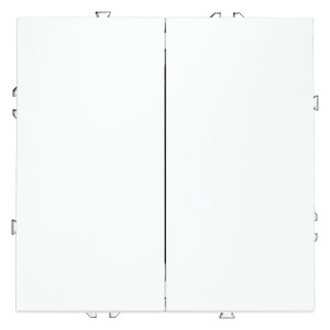 Выключатель 2кл., с/подсв., Белый матовый, Voltum S70 VLS020202