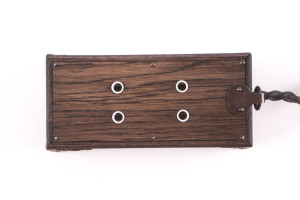 Ретро удлинитель Corriente темный дуб, бронзовые лапки, Loft&Wood LW1023/22-26