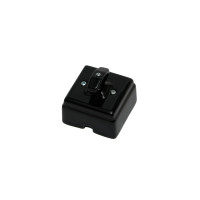 Выключатель керамический 2 кл. (4 положения), Черный, Кром Interior Electric ВПКК2/08