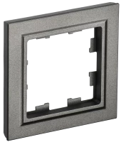 Рамка 1 местная, Темная бронза, Brite IEK BR-M12-K45