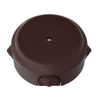 Распаечная коробка пластик D95x45, Шоколад, Bylectrica КМ-449