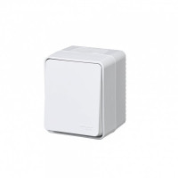 Выключатель 1 кл. перекрестный герметичный IP44, Белый, AtlasDesign Profi54 SE ATN540161