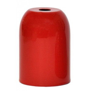 Ретро патрон металлический Е27, красный, 25930 Euro-Lamp