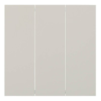 Лицевая панель выключателя 3 кл., Лен, Rikett 35661 LN