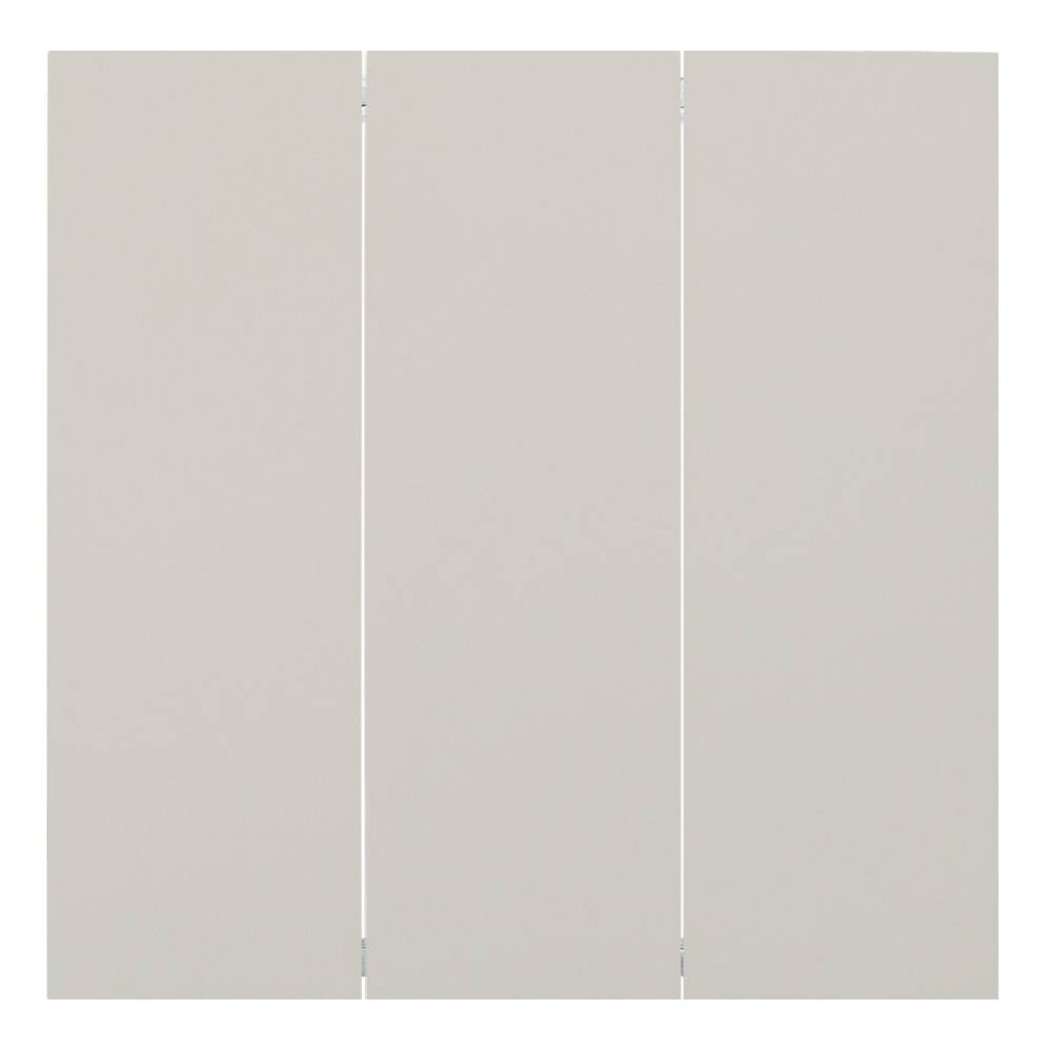 Лицевая панель выключателя 3 кл., Лен, Rikett 35661 LN