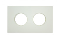 Рамка 2 местная пластик, Слоновая кость, Шедель Bironi BF6-620-211M