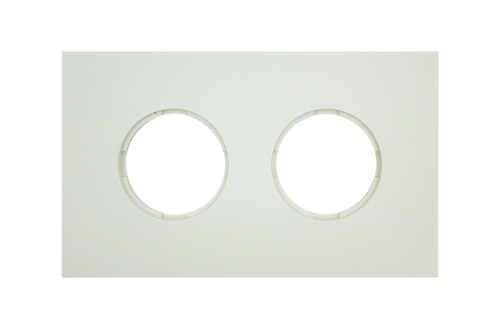 Рамка 2 местная пластик, Слоновая кость, Шедель Bironi BF6-620-211M