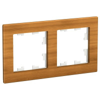 Рамка 2 местная, дерево, Бамбук, AtlasDesign Nature SE ATN353202