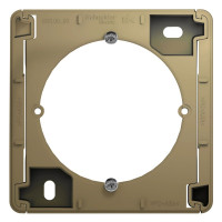 Коробка накладного монтажа 1 местная, Титан, Glossa SE GSL000400