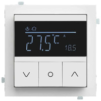 Терморегулятор для теплых полов с Wi-Fi, датчик в комплекте, Белый, Rikkett 32232 WT