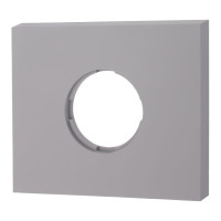 Рамка 1 местная пластик, Титан, Шедель Bironi BF6-610-26M