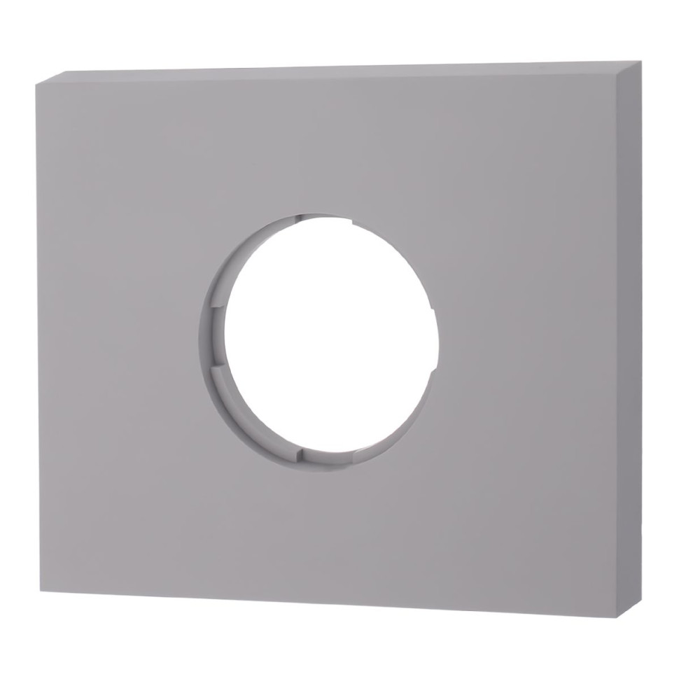 Рамка 1 местная пластик, Титан, Шедель Bironi BF6-610-26M