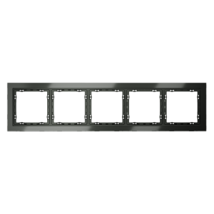 Рамка 5 местная, стекло, Титан, Voltum S70 VLS110506