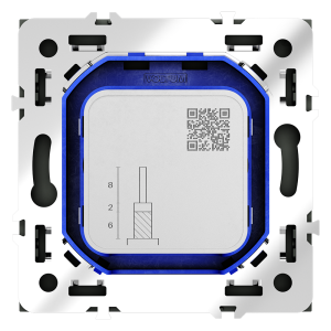 Розетка телевизионная оконечная TV+SAT, Черный матовый, S70 Voltum VLS060408