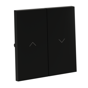 Клавиши для выключателя жалюзи, Черный матовый, S70 Voltum VLS002508