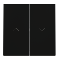 Клавиши для выключателя жалюзи, Черный матовый, S70 Voltum VLS002508