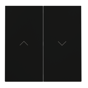 Клавиши для выключателя жалюзи, Черный матовый, S70 Voltum VLS002508