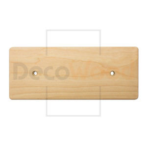 Накладка 4 местная деревянная на бревно D300 мм, Береза без тонировки, DecoWood НО300-4