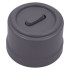 Выключатель пластик кнопочный без фиксации 1 кл., Титан, Bironi B1-220-26-PB